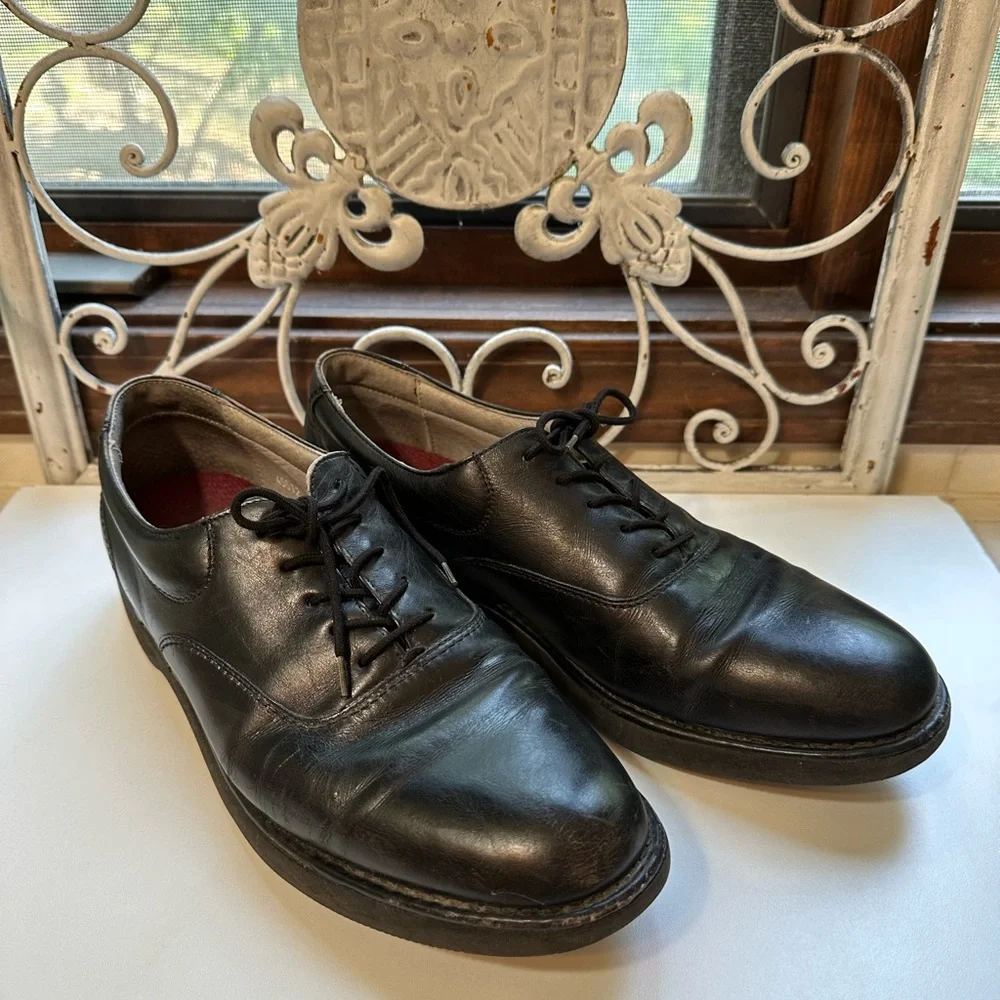 Rockport Men’s DresSports Vibram Black Leather Shoes M3628 Size 9-1/2 M